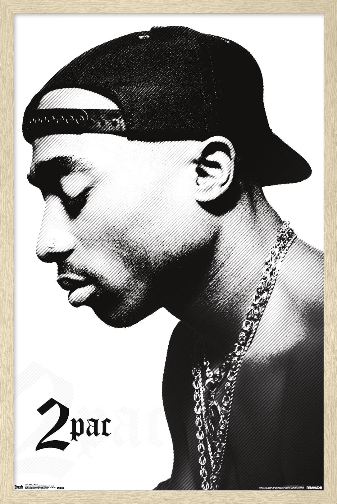 Tupac - Profile Wall Poster, 34L