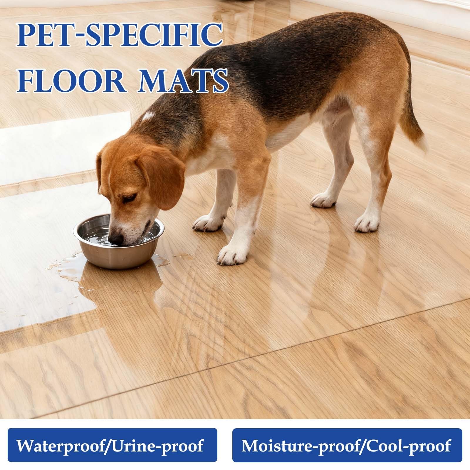 Tapetes Transparentes Antideslizantes Para Sillas, 70x120 90x140 120x150 140x180cm, Rectangular, Alfombra Protectora Para El Suelo De Mascotas, Antiarrayado, Impermeable(140 * 180cm)