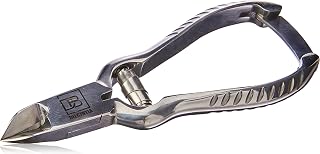 ALICATE de UNHAS PREMIUM, DILCINTIA BEAUTY, Aço Inox, Acabamento Cromado, 13 cm, Cor: Prata