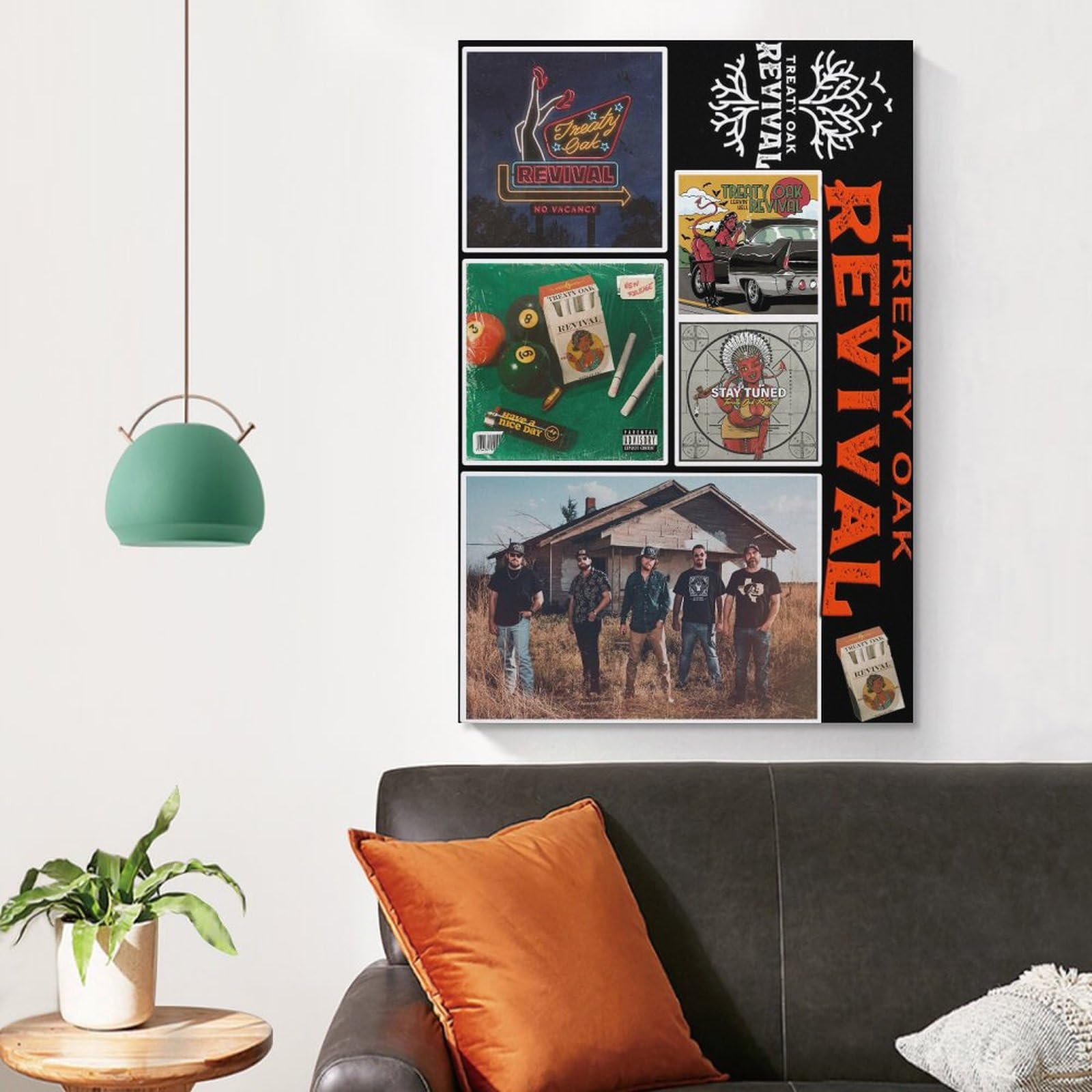 DWTSG 66 Treaty Oak Revival Posters Music Album Cover Canvas