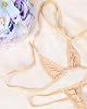 Micro Bikini Extreme Slutty Sheer Transparent Thong Bikini Set for Women Sexy Mini String Tiny Swimsuit Swimsuits