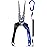 TRUSCEND Lockable Handy Fishing Pliers with Innovative Ergonomic Handle, Saltwater Corrosion Resistant Teflon Coated Fishing Tool, Multi-Function Fishing Gear with Mo-V Cutter, Amazing Fishing Gift