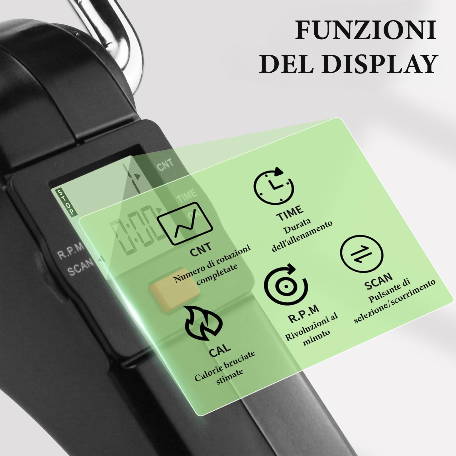 LEIVESTE Mini Cyclette Pieghevole da casa con Schermo LCD, Pedaliera seduta da Fitness per Casa e Ufficio, Allenamento Gambe e Braccia, Resistenza Regolabile, Pedali Antiscivolo (Nero)