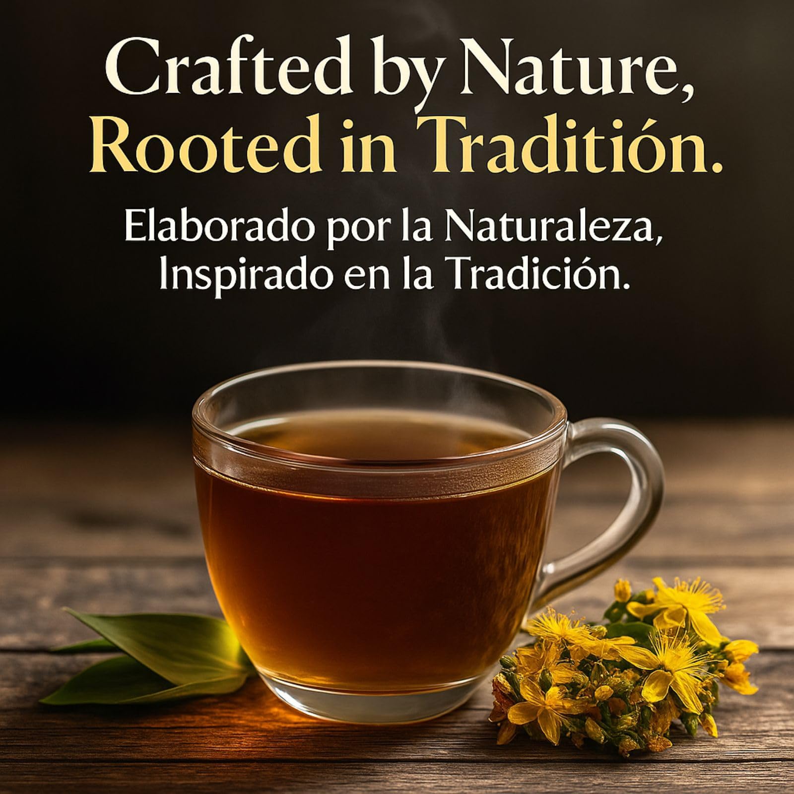 Hierba de San Juan (St. John’s Wort) Tea – 4 oz Loose Leaf – 100% Natural, Vegan, Non-GMO – Herbal Tea by Bexpertsusa