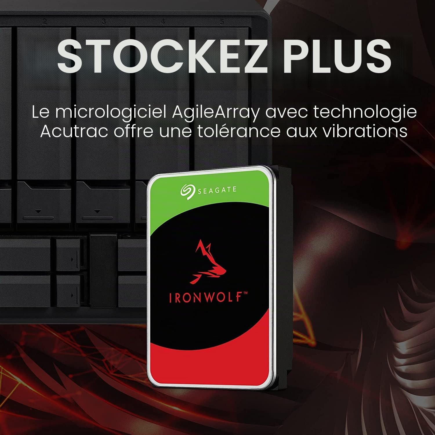 Seagate IronWolf Pro Hard NAS SATA Disque dur interne 6 Go/s