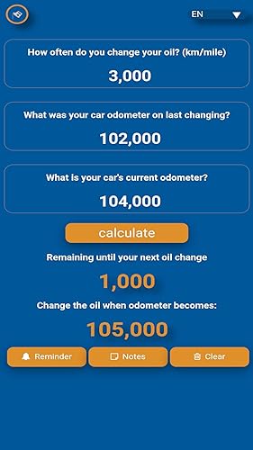 Oil Change Reminder