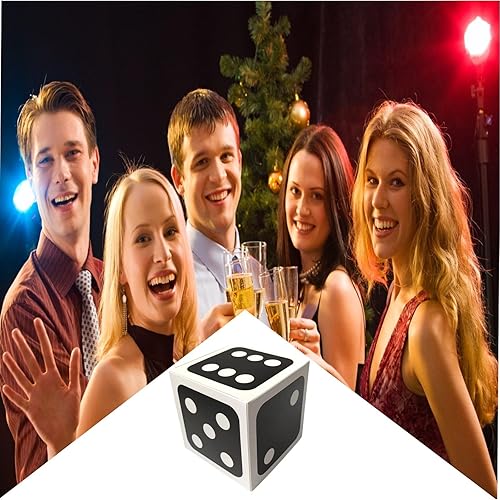 Miniatura 3 de 20 cajas de regalo de dados decorativos a granel tridimensionales, accesorios de dados con temática de casino, caja grande para noche de juegos,