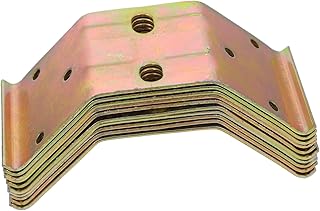 OSALADI 10pcs Table Leg Corner Shelf Brackets L Brackets Heavy Duty Heavy Duty Shelf Brackets Corner Bracket Corner Holder Connector Angle Code Mending Joining Plate Corner Shelf Holder