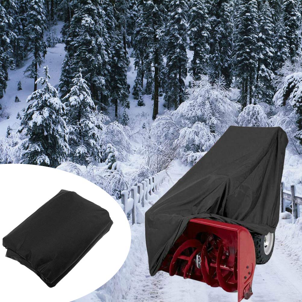 Sarplle snow blower cover dustproof windproof protective cover 300D polyester fiber tarpaulin with carrying bag for snow blowers