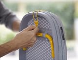 Joseph Joseph Pocket Folding Space-Saving, Compact table-top Ironing Board Regular, Grey/Yellow - 12