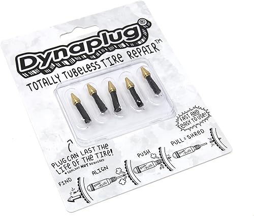 Dynaplug Tapones de reparación de neumáticos sin cámara para bicicleta