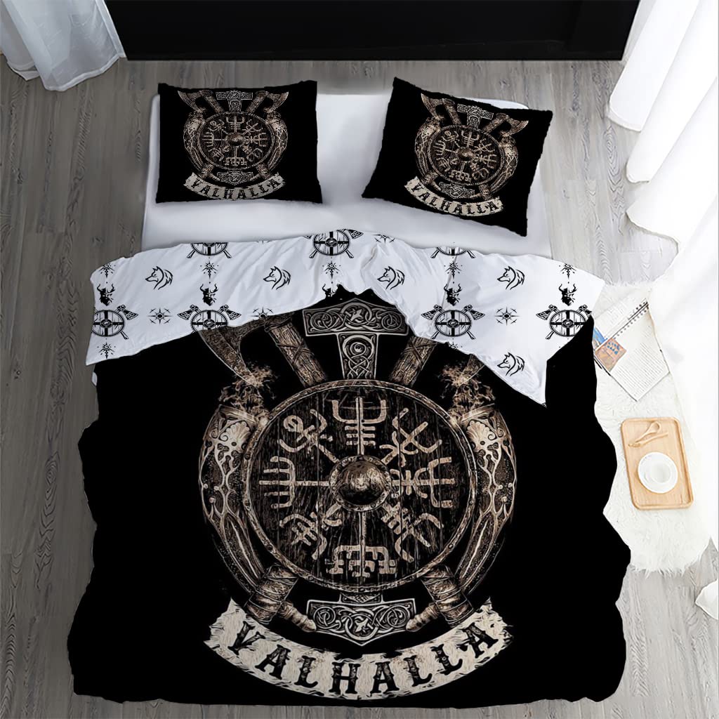 Housse de couette 160x200 Viking pour une ambiance scandinave chaleureuse