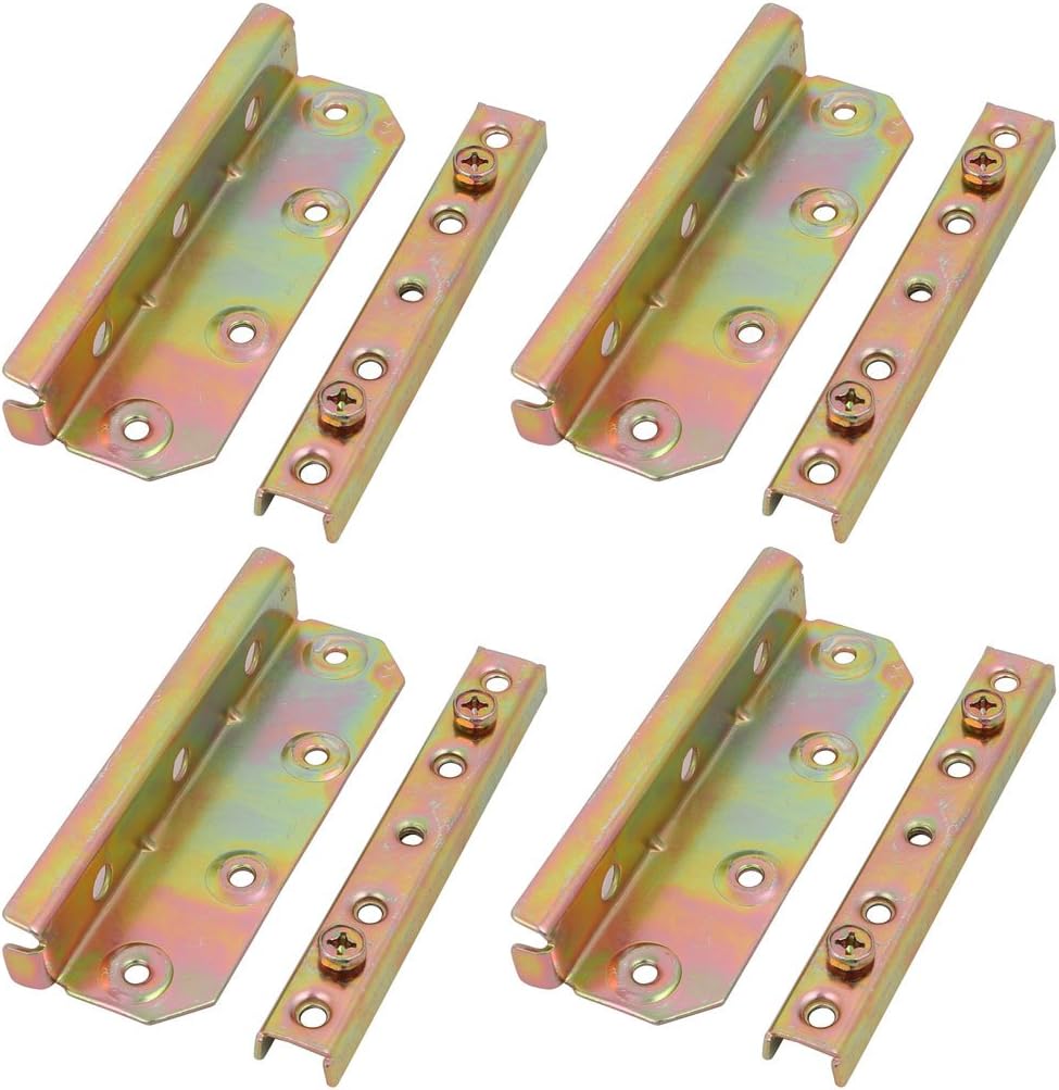 uxcell® 5inch Length 1.8mm Thickness Bed Hinge Rail