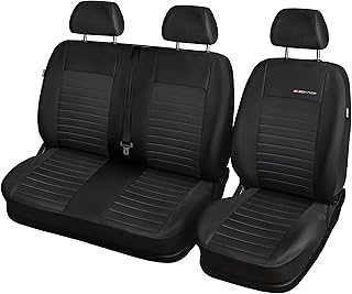 MOTOS Housse Siege Voiture Personnalisée pour Fiat Doblo II 2015-2022, Protection de siège de Voiture avec système de Coussins gonflables Actifs, idéale pour Les conducteurs, matériau à Trois Couches