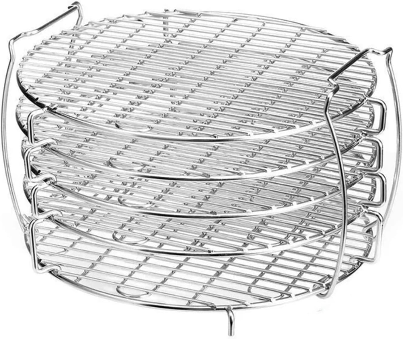 積み重ね可能なエアフライヤーラックステンレス鋼材料エアフライヤーアクセサリーバーベキュー用