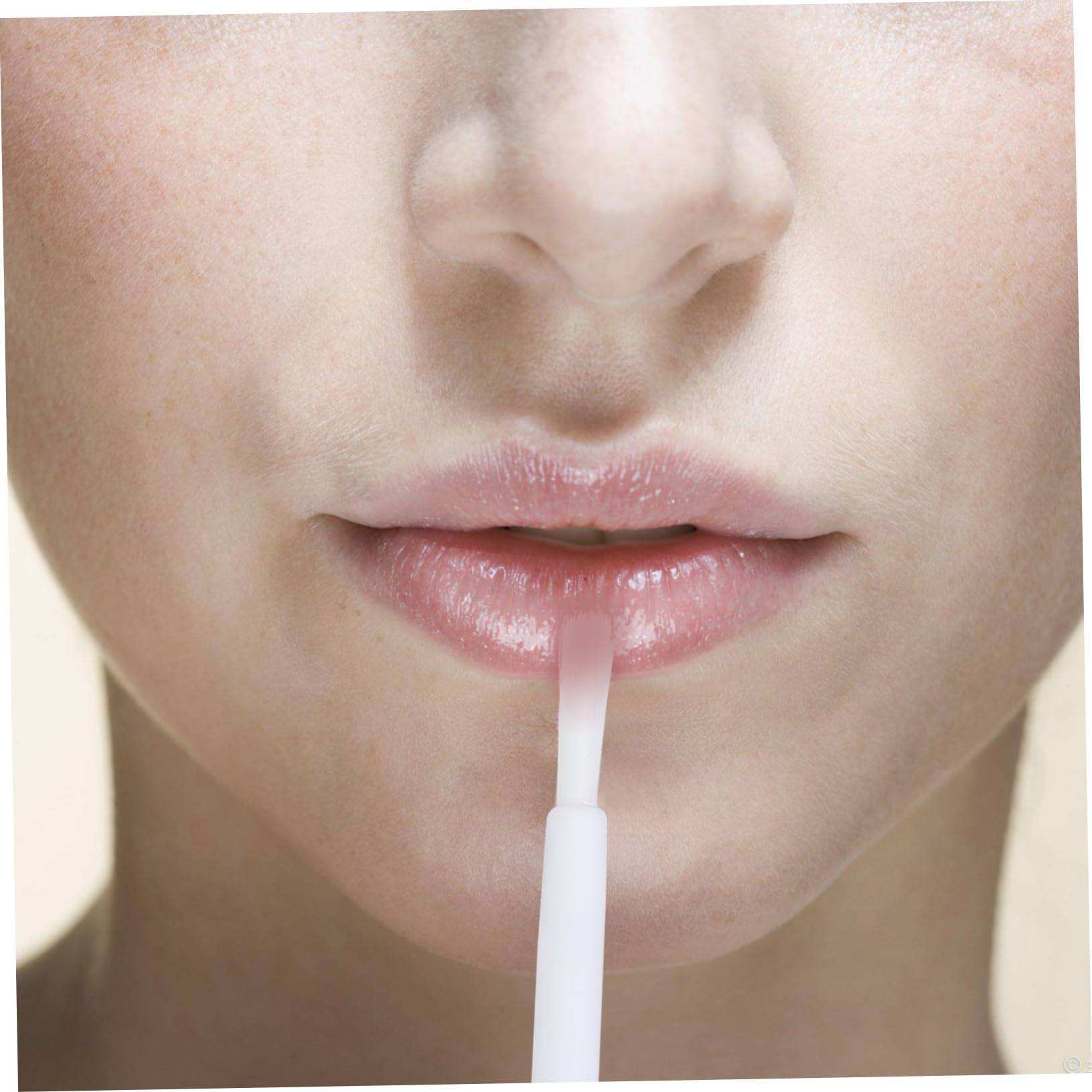 FRCOLOR Nylon Lip Brush Set of 100 for Lipstick Gloss Professional Makeup Tools Safe Easy Applicati