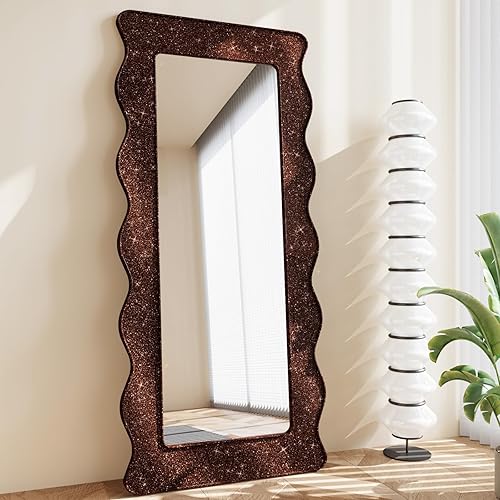 Miniatura 4 de CRE8TIVE Papel tapiz marrón oscuro con purpurina, borde de pared para despegar y pegar, 8 x 80 pulgadas, papel tapiz de tela brillante, extraíble,