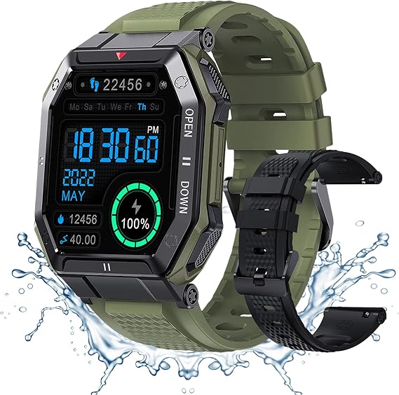 Military Smart Watches for Men with Text and Call,Smart Watch for