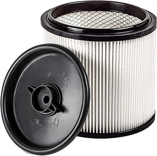 Paquete de 1 filtro HEPA de cartucho, compatible con Vacmaster. Aspiradoras húmedas y secas VKE1030SF, filtración de impurezas, filtro de red