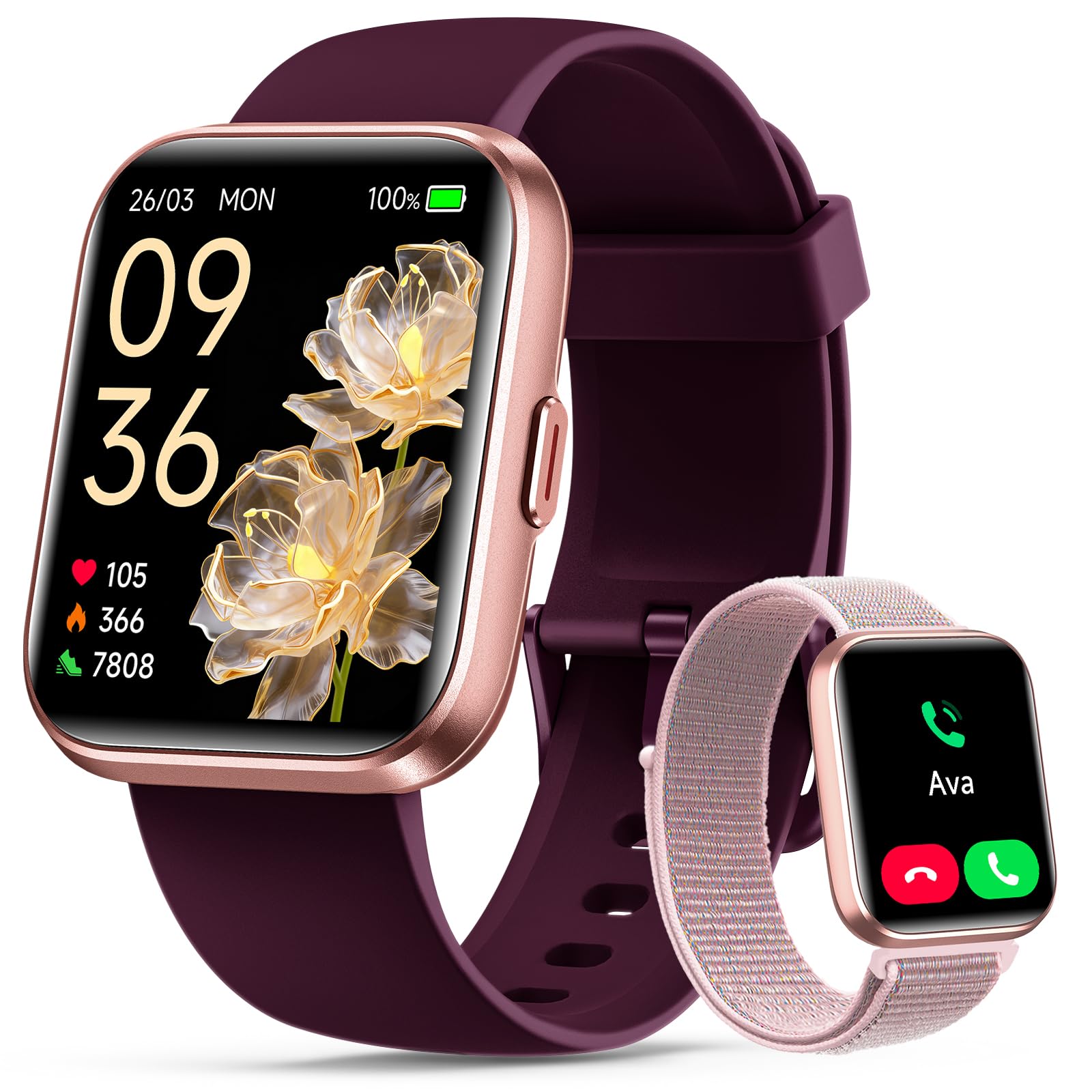 WMK 1.83 inch Alexa smart watch