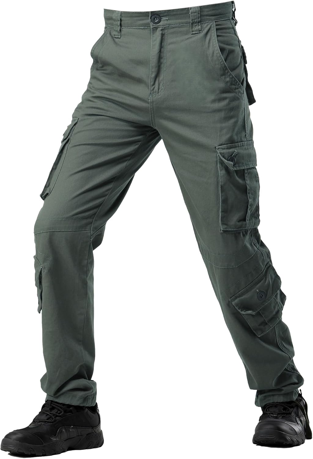 Men's Camo Cargo Pants,Military Tactical Ripstop Hiking,Lightweight Outdoor Pants with Multi Pockets