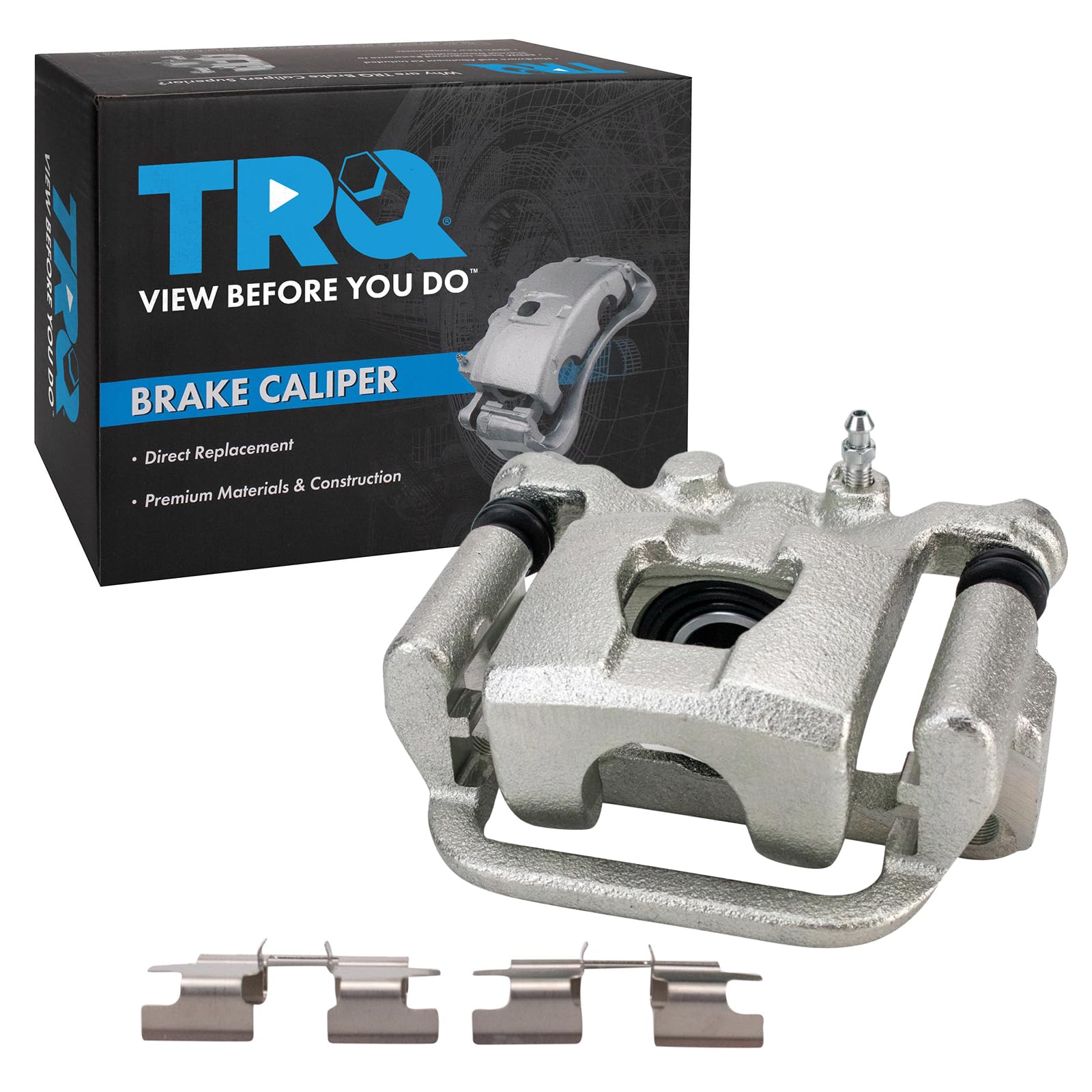 TRQ Rear Right Brake Caliper w/Bracket Passenger Side