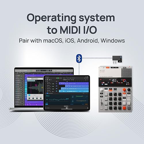 Miniatura 22 de CME WIDI Thru6 BT - MIDI Thru/Split de 2 en 6 salidas con DIN de 5 pines y MIDI Bluetooth - tecnología a prueba de futuro, transferencia de alta