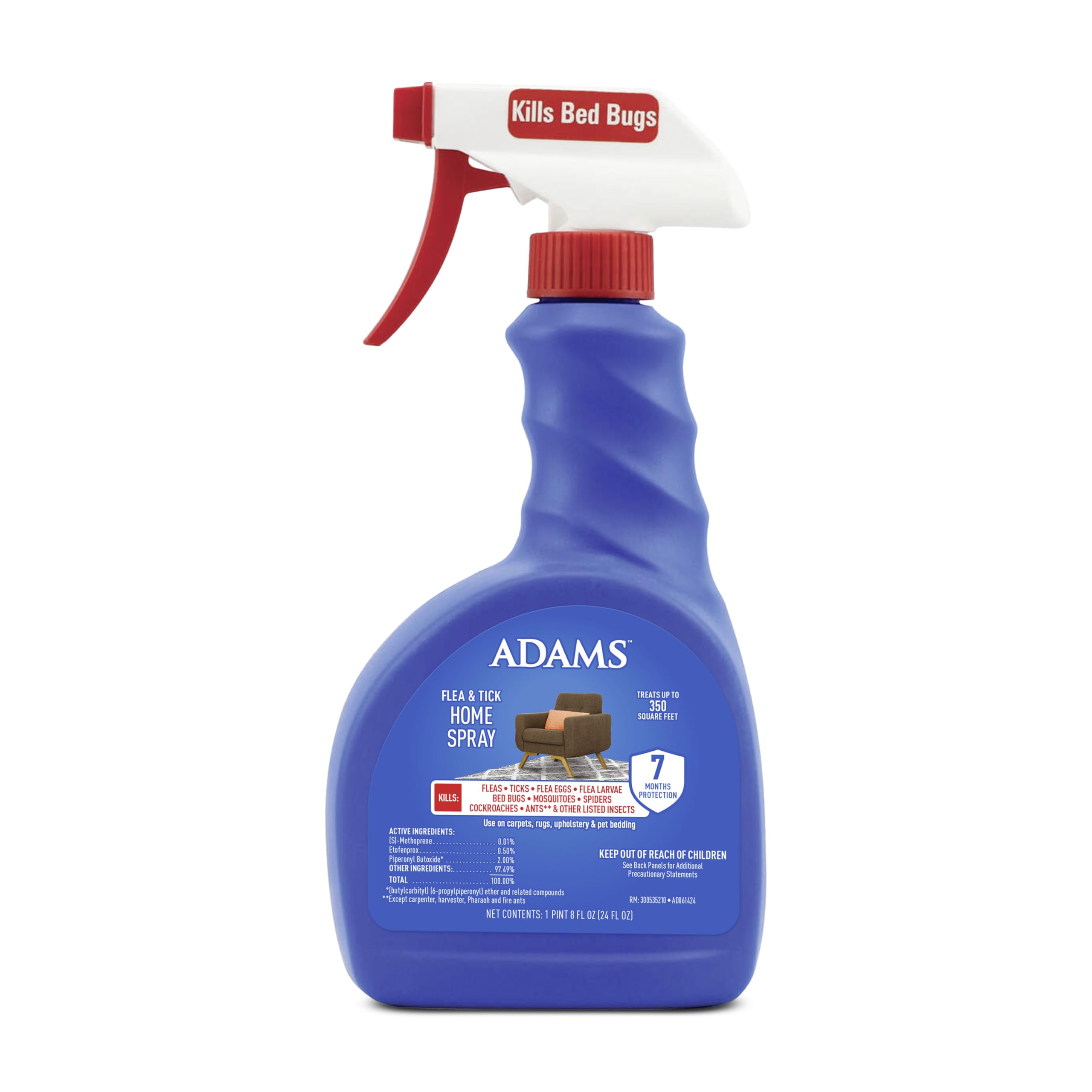 Adams Flea and Tick Home Spray, 24 Oz