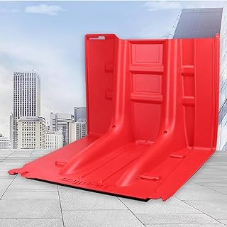 Escudo De Inundação, Barragem De Porta Barreira Contra Inundações Barreira Contra Inundações Fácil De Usar O Formato Em L É Bom, Muito Eficaz Na Retenção De Enchentes (Color : Red, Size : 8pc)