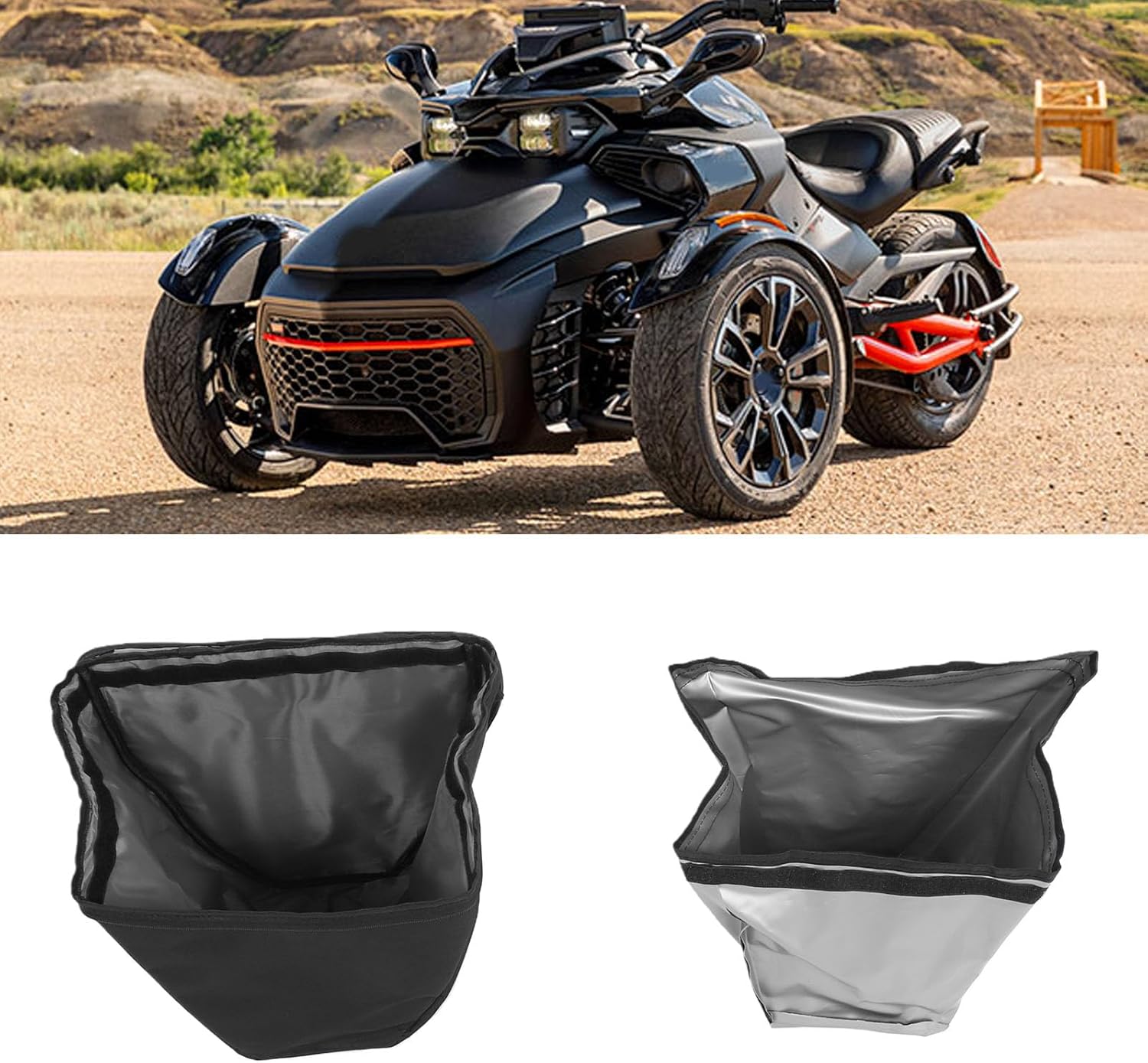 Tbest Front Trunk Storage Cooler Bag Portable Leak Proof Insulated Organizer for Outdoor Adventures