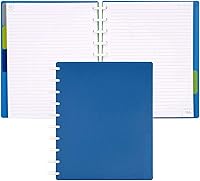 Vista 92 de Talia - Cuadernos de notas con tapas, planificador, personalizables, (Floral azul, Junior 18633 (5.5 pulgadas x 8.5 pulgadas))