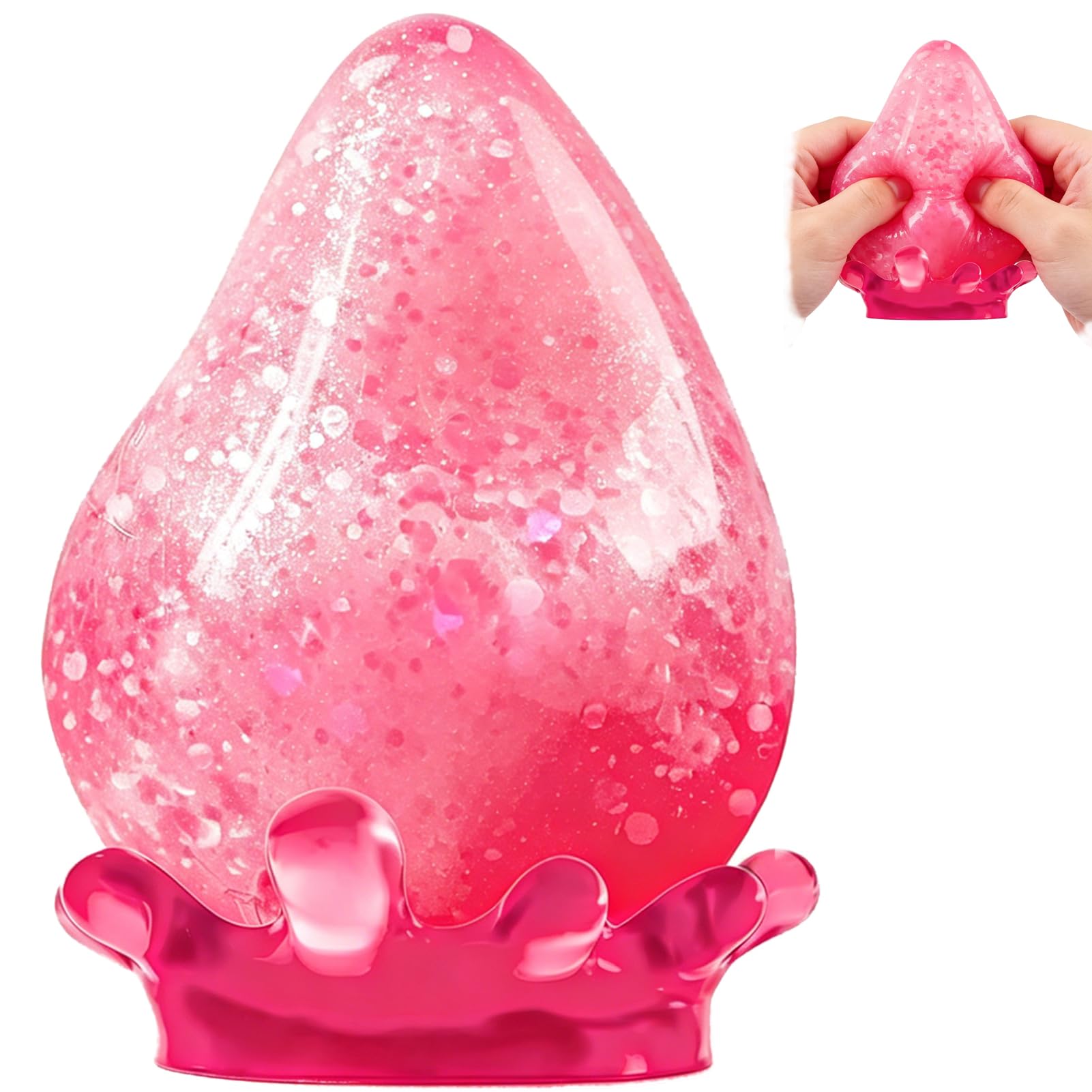 MUVZKQIAN Dream Water Drop Squishy Ball - Water Drop Fidget Stress Ball Squishy Fidget Toys for Adults & Kids Sensory Squeeze Toy for Anxiety Stress Relief Birthday Gift Home Office Classroom â image 1