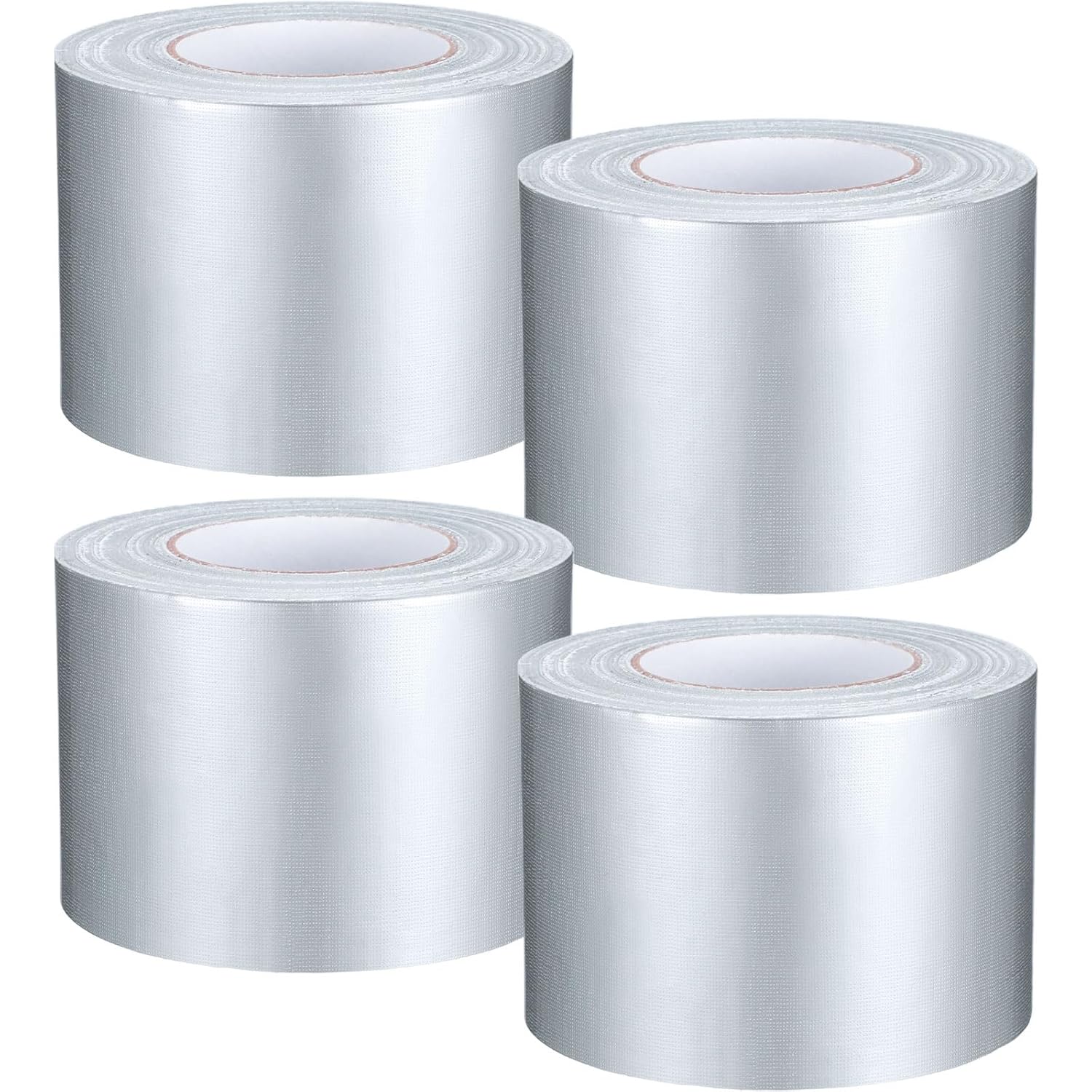 Pangda 4 Rolls Silver Duct Tape 4 Inches x 55 Yards Heavy Duty Duct ...