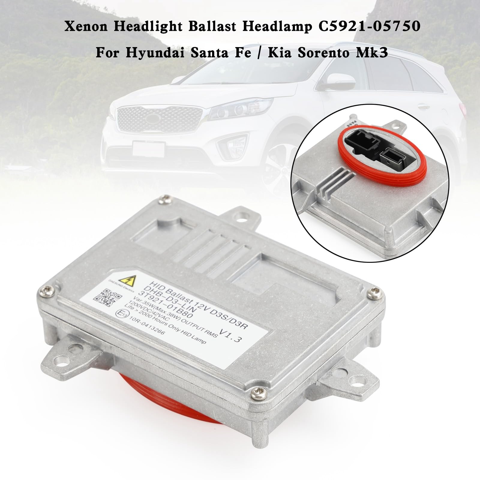 Xenon Headlight Ballast Headlamp C5921-05750 Fit for Hyundai Santa Fe Fit for Kia Sorento