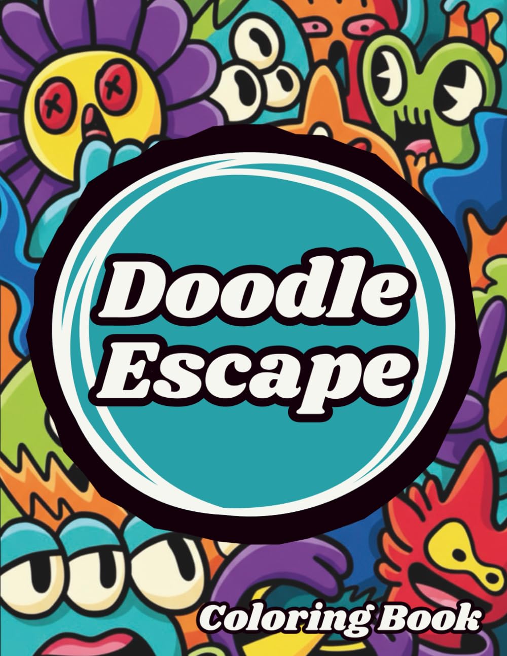 Doodle Escape: A Fun Stress-Relief Coloring Book for Overthinkers Who Need a Break – Book One: 45 Chill Designs to Help You Switch Off, Relax, and ... Minds, Creative Breaks & Everyday Relaxation)