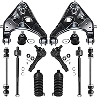 Vista 63 de Detroit Axle – 12 brazos de control superiores e inferiores delanteros con rótulas, barras de unión exteriores e interiores con topes, barras