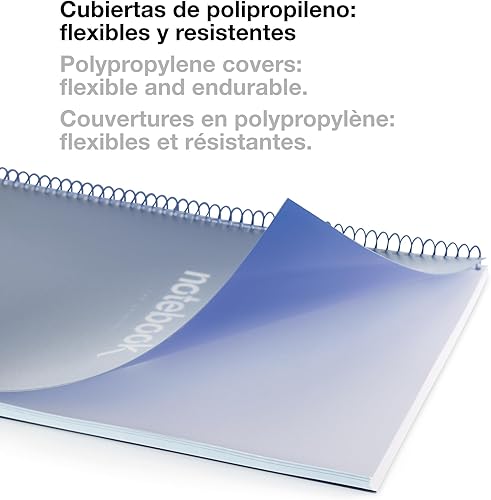 Miniatura 4 de Miquelrius Cuaderno espiral forrado A4 Plástico Lavanda