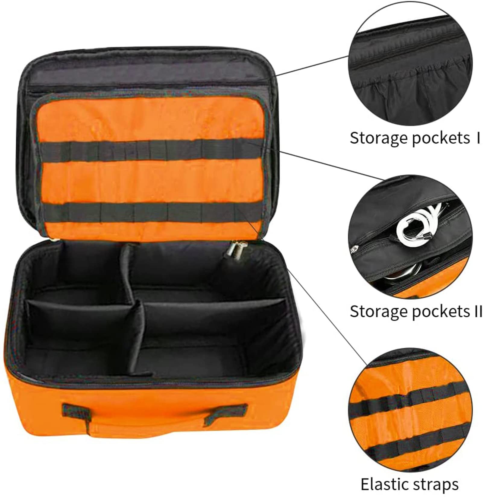 RSGK Botiquín De Primeros Auxilios Vacío, Bolsa De Trauma, Bolsa Médica, Bolsa De Medicina, Bolsa De Rescate Portátil En Capas, Bolsa De Trauma De Emergencia para Viajes Al Aire Libre, Camping