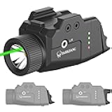 DARKFANG 1000 Lumen Tactical Weapon Light Laser Combo with High and Low Rear Switches for Glock and Picatinny Rail