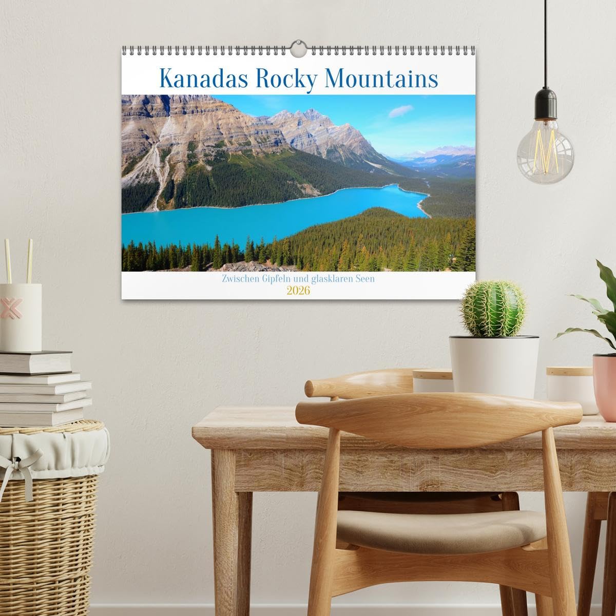 Kanadas Rocky Mountains: Zwischen Gipfeln & glasklaren Seen (Wandkalender 2026 DIN A3 quer), CALVENDO Monatskalender: Stimmungsvolle Berg- und Seenlandschaften aus Kanadas wilder Natur