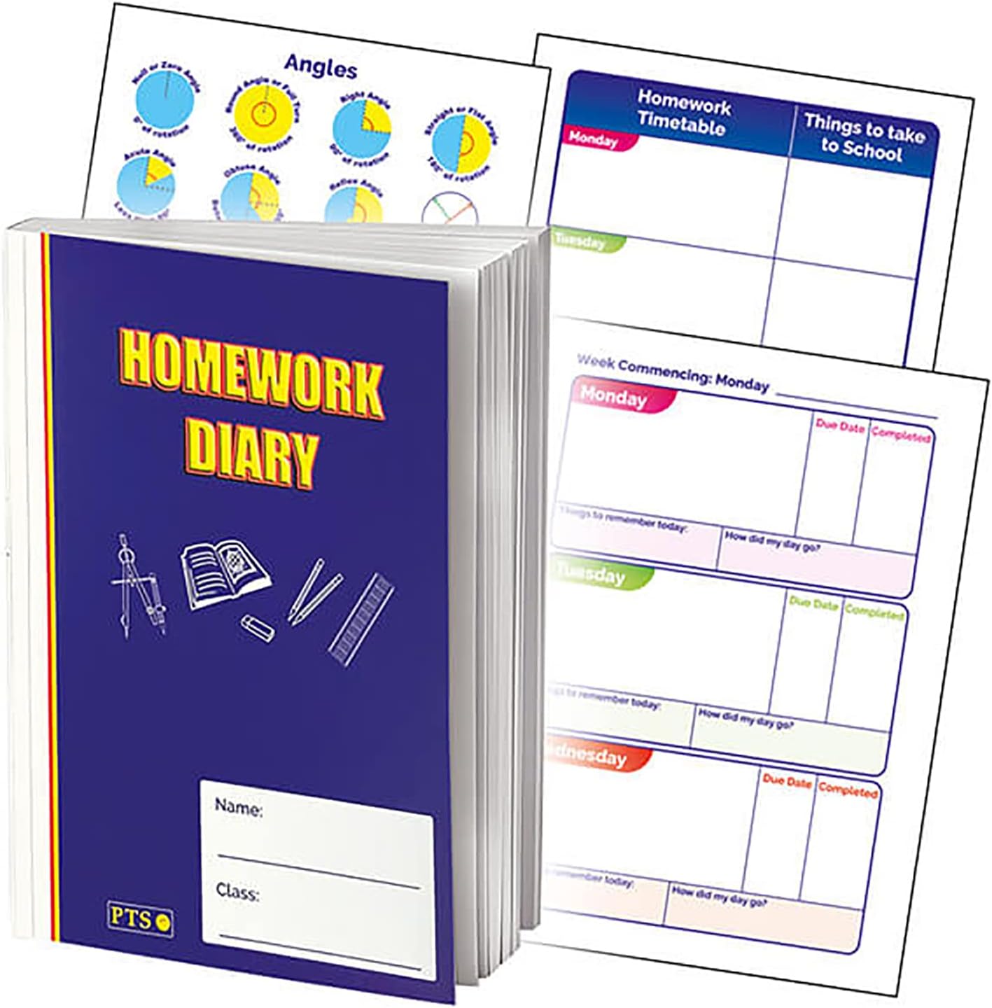 1 104 Page Homework Diary A5 Primary Teaching Services