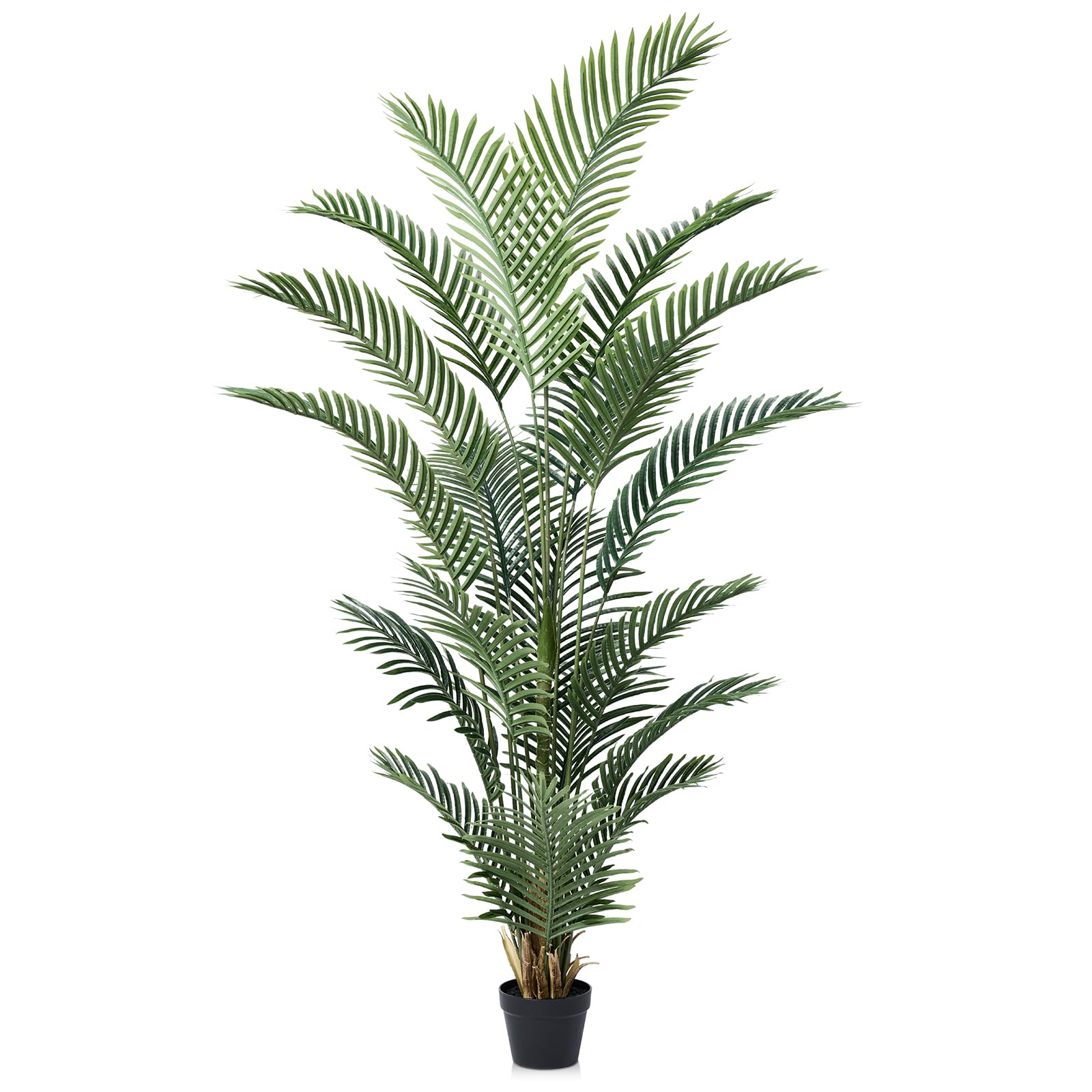 VeriNatural Künstliche Palme 180 cm - Kunstpflanze mit UV-Schutz,Fake Pflanze - Groß Deko Pflanze Perfekt für Innen Außen,Zimmerpflanze für Wohnzimmer, Balkon & Badezimmer 1Pack,VN125
