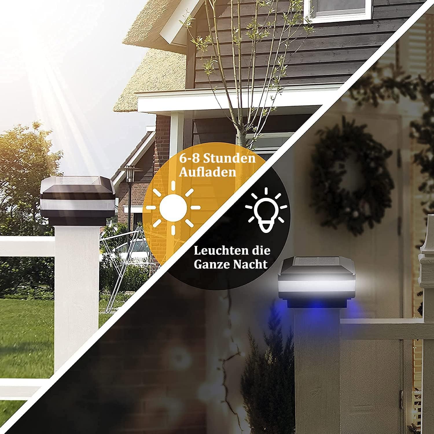 Solar Post Caps Light telepítés és felépítés