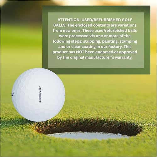 Vista 5 de Pelotas de golf certificadas ProV1X para béisbol, renovadas por GBM Golf (1 docena) - Regalo de golf, regalo para papá, regalo para esposo, regalo