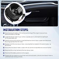 Vista 7 de Motor de ventilador de aire acondicionado y calefacción con ventilador para 2007 2008 2009 2010 2011 2012 2013 2014 Chevy Silverado Suburban