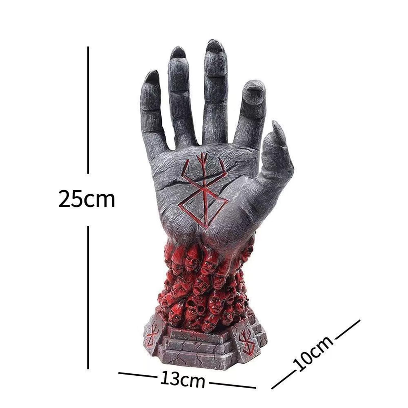 Figura de mano de Diablo, estatua de Dios, Halloween, anime, adorno de mano, estatua de Berserker, para decoración del hogar, coleccionable, regalo de juguete, decoración del hogar
