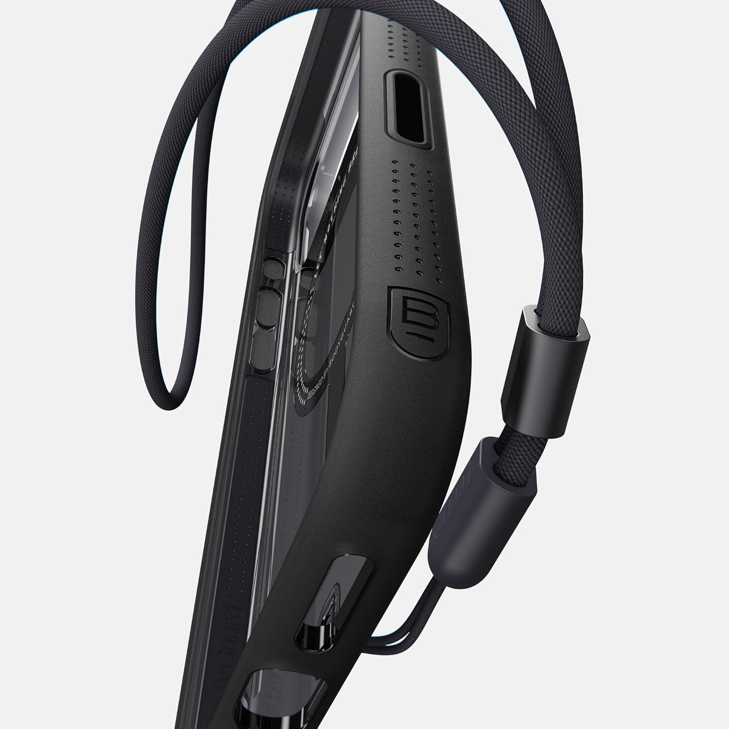 BodyGuardz Ace Pro Compatible with iPhone 17 Pro Max Case - Shockproof Cover with 18FT Drop Tested - Compatible with MagSafe - Wireless Charging - Responsive Buttons (Smoke Black)