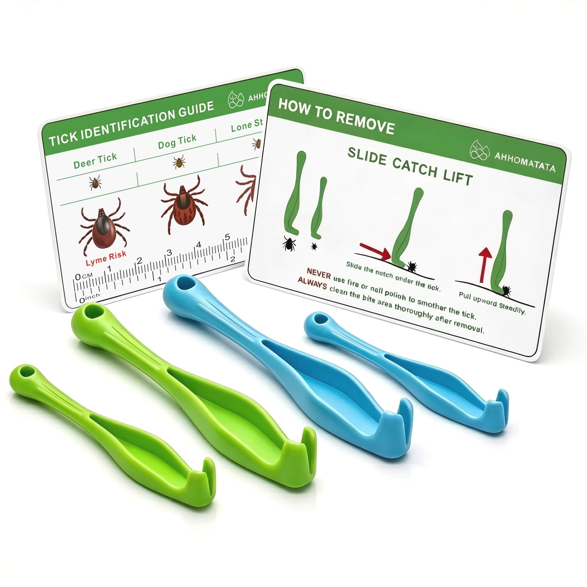 AHHOMATATA Tick Removal Tool & Twister Kit - flea and tick control | Mubboo