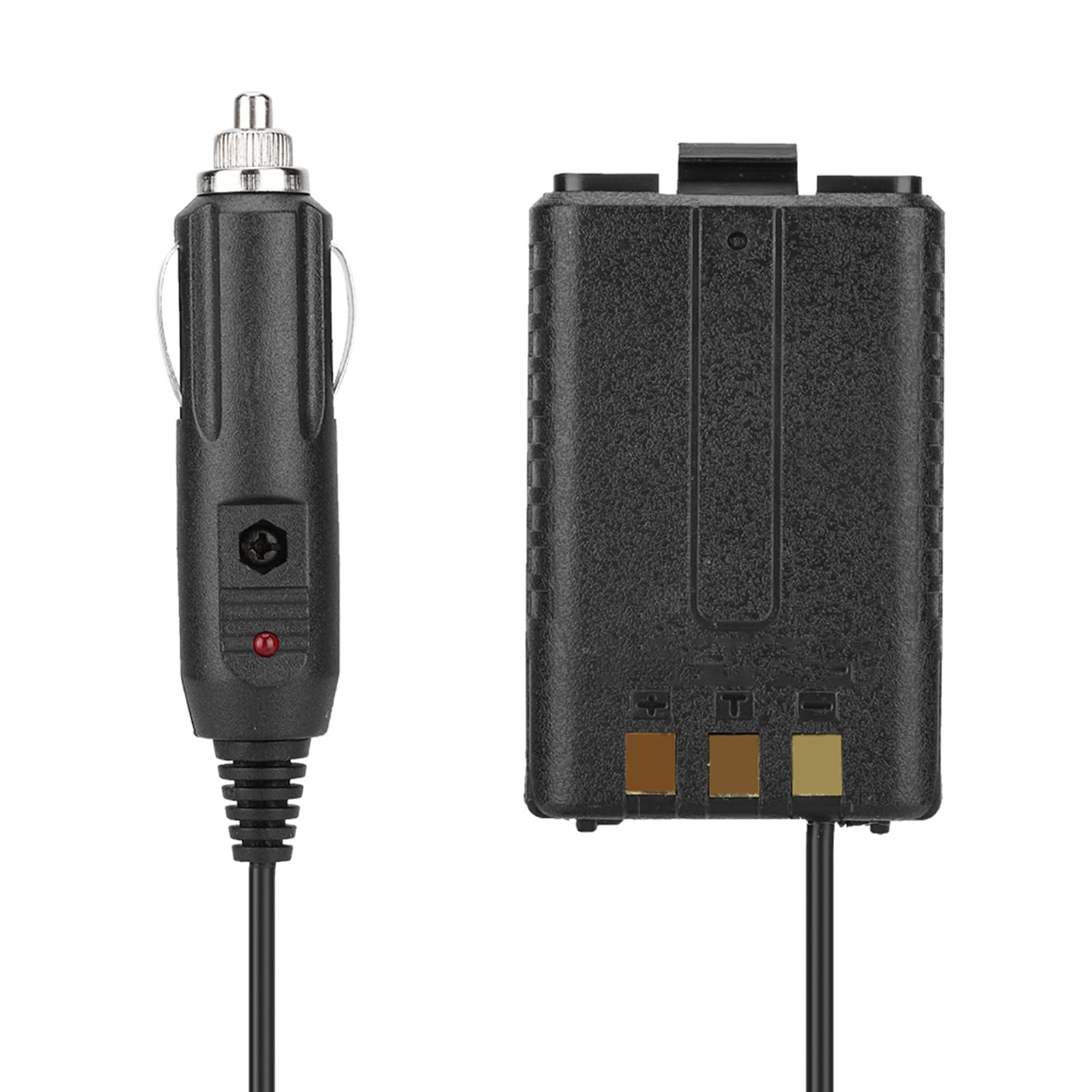 Adaptateur de Chargeur de Voiture 12V pour Éliminateur de Batterie de Voiture Radio Talkie-walkie Série UV-5R