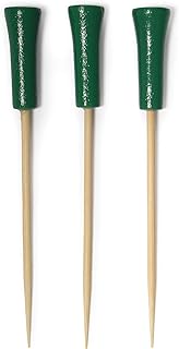 BambooMN 6.75" Decorative Golf End Sports Bamboo Cocktail Fruit Sandwich Picks Skewers for Catered Events, Holiday's, Rest...